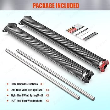Amazon.com: Garage Door Torsion Springs 2'' (Pair) with Non